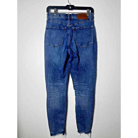 Lucky Brand Women's High Rise Skinny Bridgette Button Fly Frayed Hem Jeans Sz8 - Picture 2 of 5